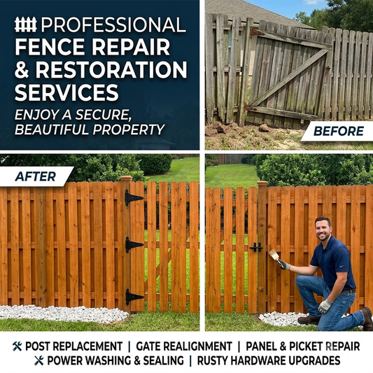 Professional Fence Repair & Restoration Services