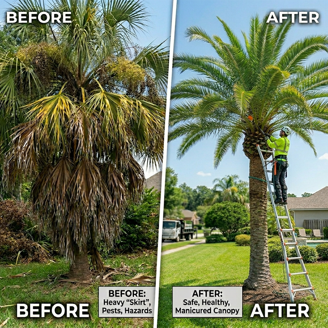 Palm Tree Trimming Service